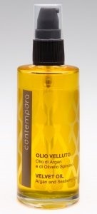 Разглаживающее масло "Сияющий бархат" с аргановым маслом и маслом облепихи